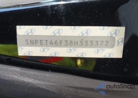 2008 Hyundai Sonata Gls V6 from USA, damaged, VIN 5NPET46F38H333372